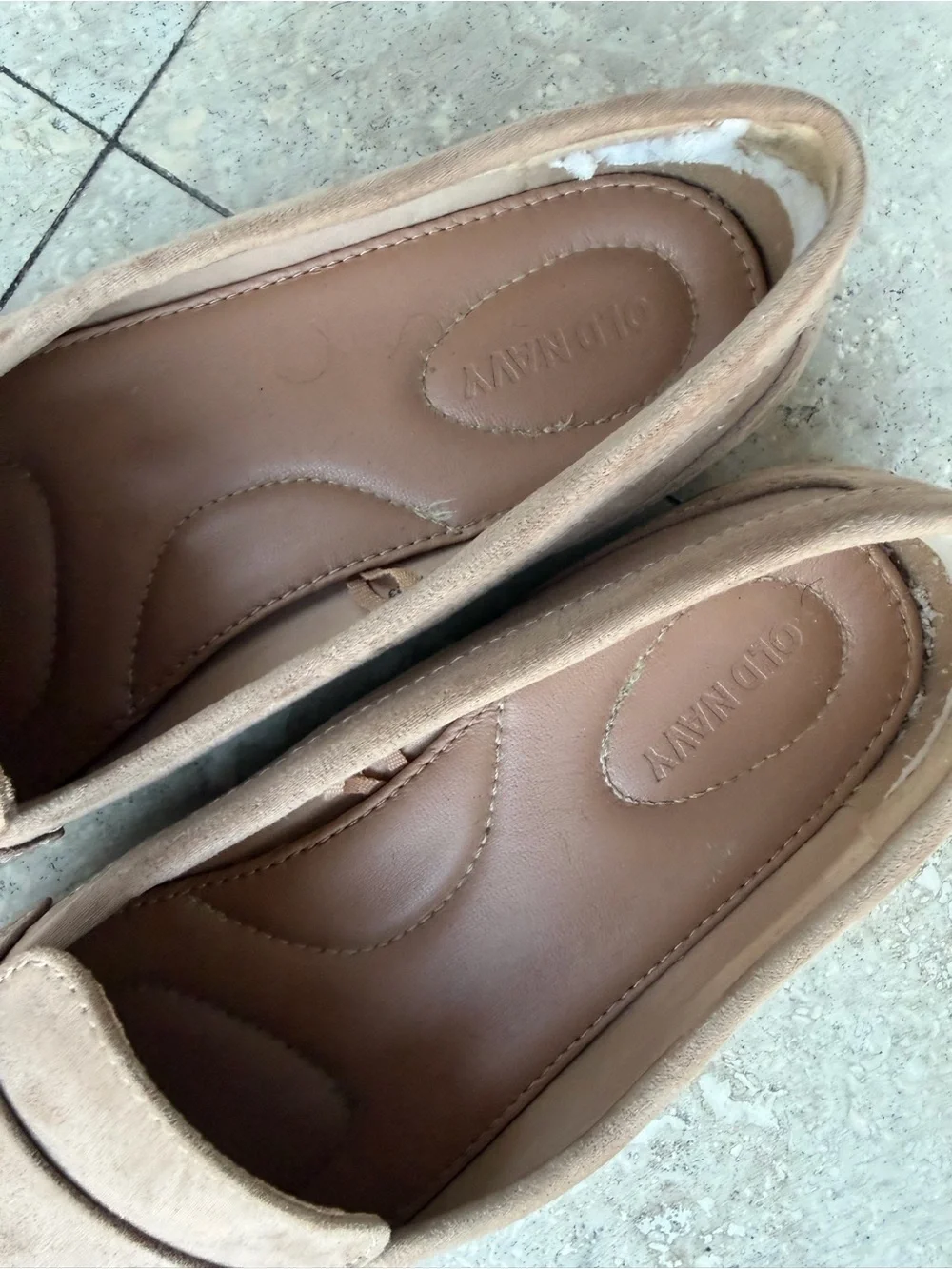 Women’s Suede Penny Loafers in Taupe